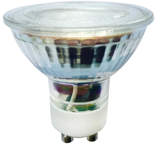Lemputė LED GU10 230V 5W 340lm 50° neutraliai balta, stiklinė, LED line