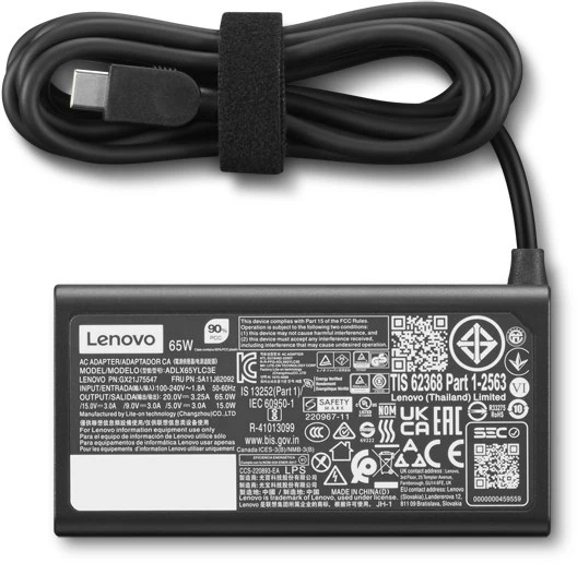 Lenovo 65W Standard USB-C AC Adapteris Gen2 - EU