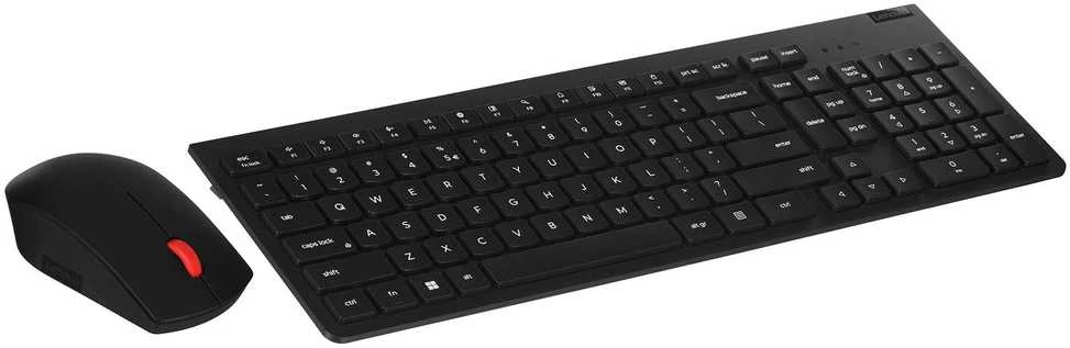 Lenovo | Essential Belaidis rinkinys Klaviatūra ir pelė Gen2 | Klaviatūros ir pelės rinkinys | 2.4 GHz | US Euro | Juodas