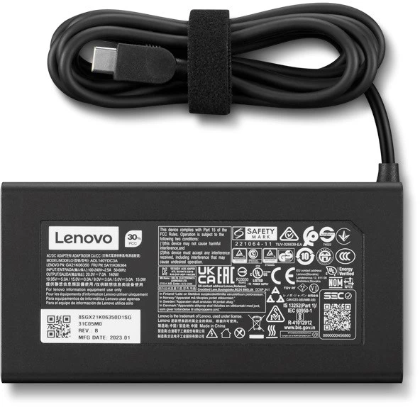 Lenovo | Legion Slim 140W kintamosios srovės adapteris (USB-C) | USB-C | 5-20 V | kintamosios srovės adapteris
