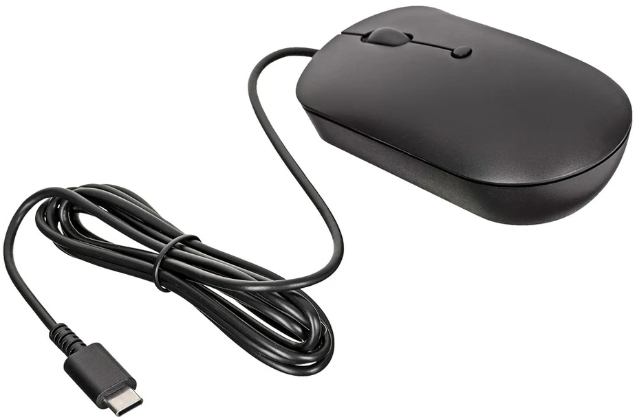 Lenovo | Compact Pelė | 400 | su laidu | USB-C | Raven juodas