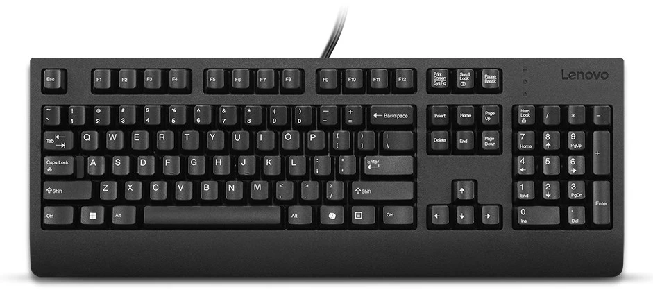 Lenovo Preferred Pro II klaviatūra Namams / biurui USB Vokiečių Juoda