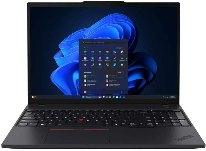 Lenovo ThinkPad T16 Gen 4 (Intel) Intel Core Ultra 7 255U Nešiojamas kompiuteris 40.6 cm (16") WUXGA 16 GB DDR5-SDRAM 512 GB SSD Wi-Fi 6E (802.11ax) Windows 11 Pro English Juodas