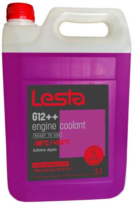 LESTA Antifreeze G12++, aušinimo skystis, 5L