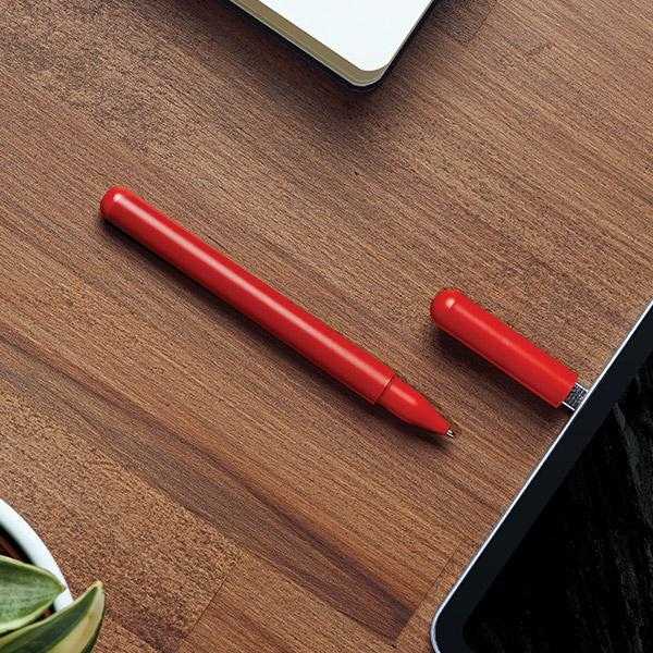 Lexon C-Pen Rašiklis su atmintuku USB-C 32GB raudonos spalvos LS101DR