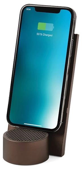Lexon City Energy Pro 10W Belaidis įkroviklis su Bluetooth garsiakalbiu, bronzinė LD145BZ