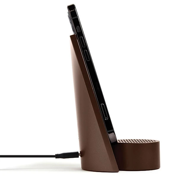 Lexon City Energy Pro 10W Belaidis įkroviklis su Bluetooth garsiakalbiu, bronzinė LD145BZ