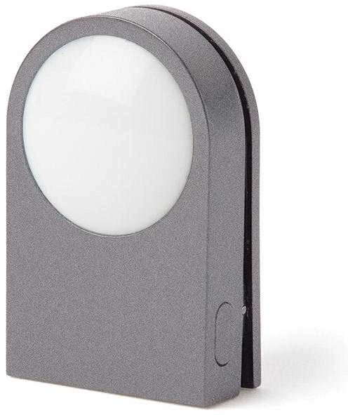 Lexon Lucie LED Clip dark pilka/gun LL121X