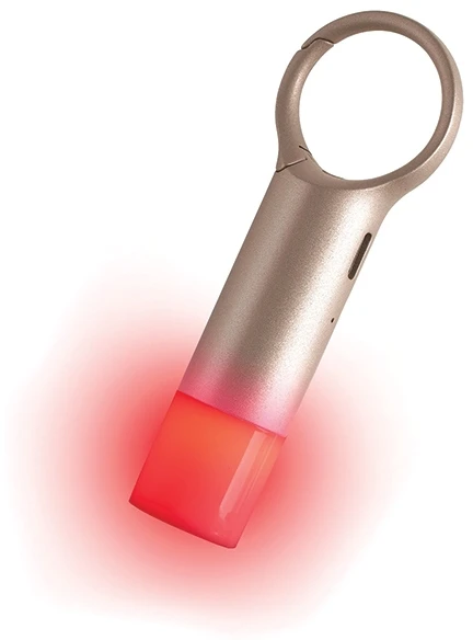 Lexon Nomaday Flash LED raktų pakabukas, auksinis, LL137D