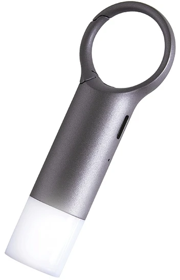 Lexon Nomaday Flash LED Keychain pilka/gun LL137X
