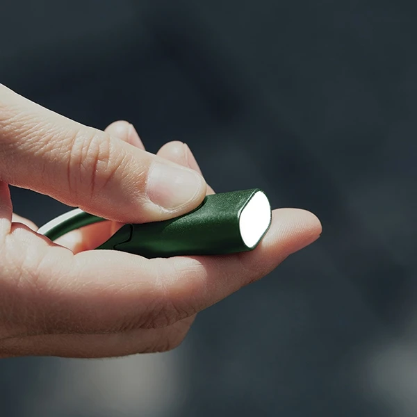 Lexon Nomaday Keychain with Flashlight dark žalios spalvos LL136DG1