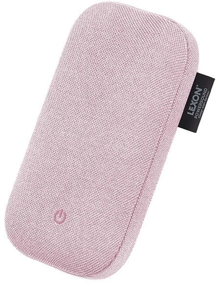 Lexon Powersound belaidė išorinė baterija 5000 mAh su „Bluetooth“ garso kalba, rožinė, LA128P