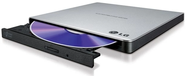 LG GP57ES40 optinių diskų įrenginys Juoda, Sidabras DVD±RW