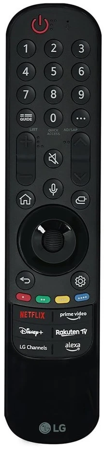 LG MR25GB televizoriaus nuotolinio valdymo pultas Bluetooth, su mygtukais