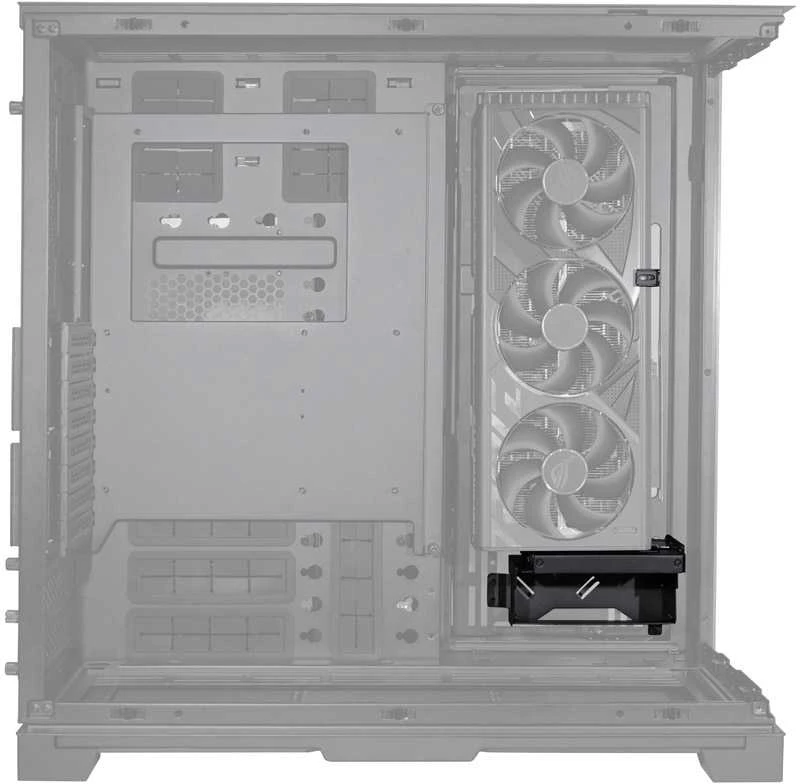 Lian Li O11DEXL-1X Upright GPU Bracket – juodos spalvos