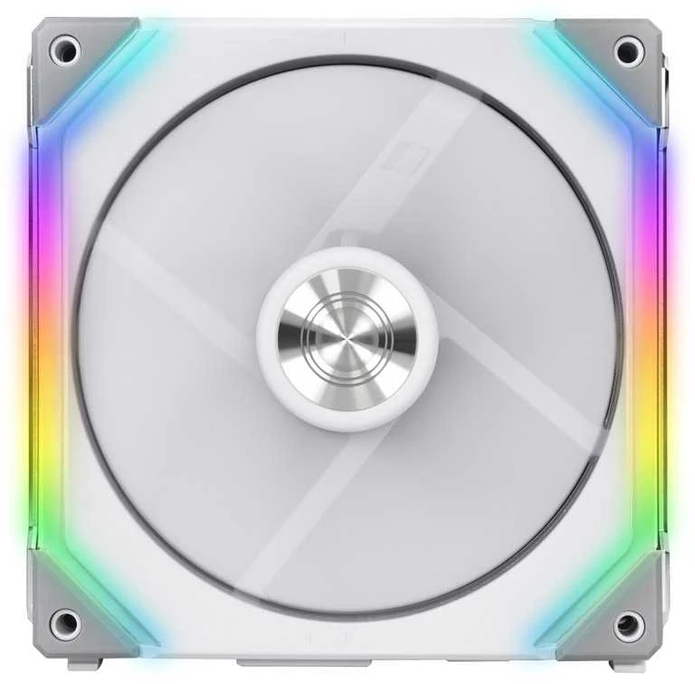 Lian Li UNI FAN SL140 ARGB PWM ventiliatorius, 2 pak. + valdiklis - 140mm, balta