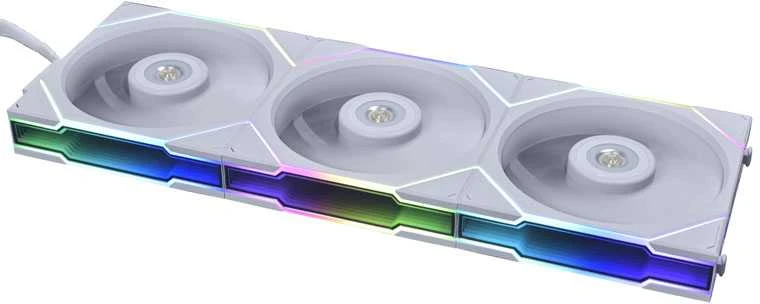 Lian Li UNI FAN TL Series korpuso ventiliatorius, 3er-Pack su valdikliu- 120mm, baltos spalvos
