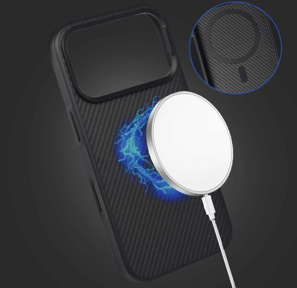 Liavec Carbon Core dėklas skirtas Apple iPhone 17 Pro Max