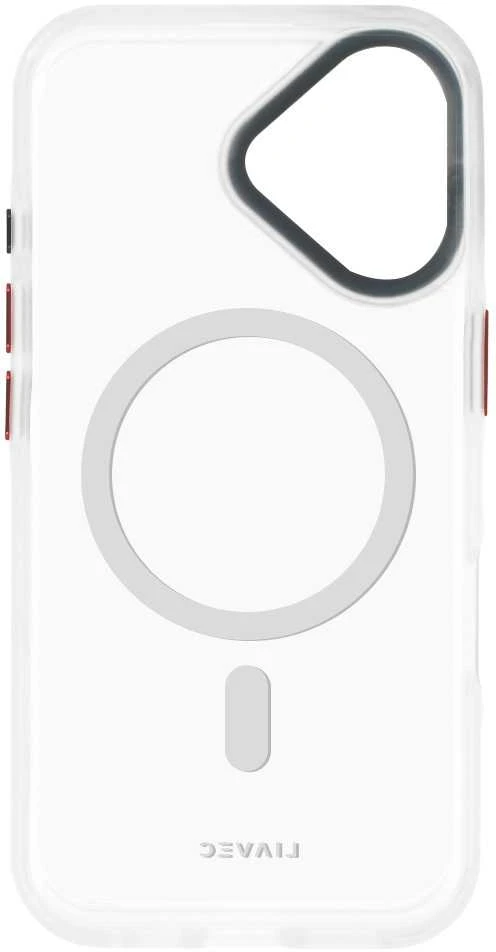 Liavec Hybrid Magsafe skaidrus dėklas skirtas iPhone 16