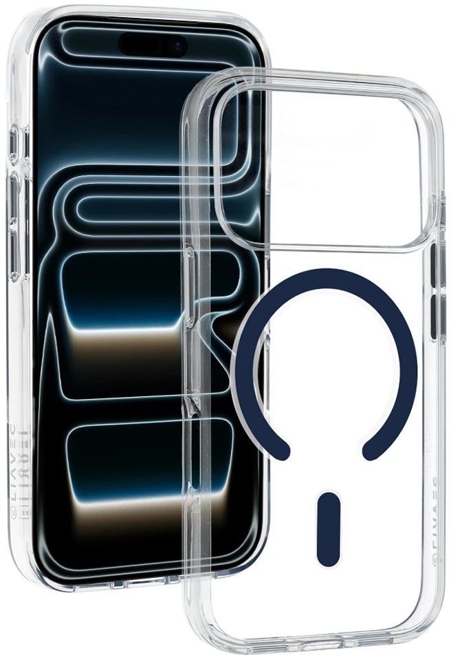 Liavec Pure dėklas skirtas Apple iPhone 17 Pro Max mėlynas