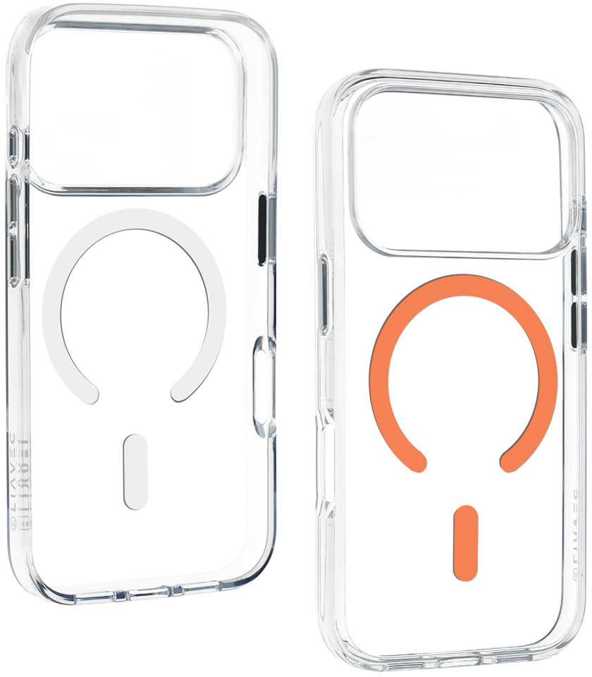 Liavec Pure dėklas skirtas Apple iPhone 17 Pro Max papaya
