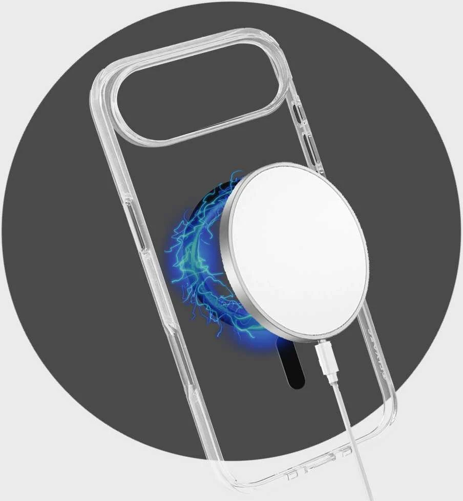 Liavec Pure dėklas skirtas Apple iPhone 17 Air juodos spalvos