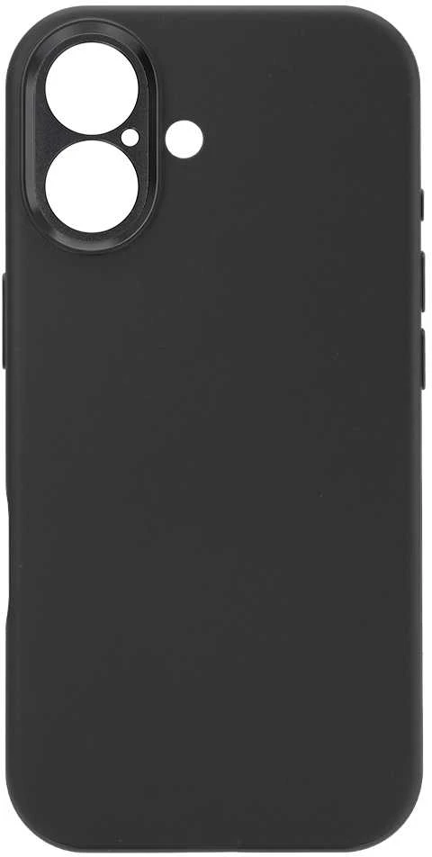 Liavec Silk Shield dėklas su Metal Camera Frame skirtas Apple iPhone 17 juodos spalvos