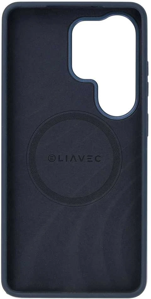 Liavec Silky dėklas su Metal Camera Frame for Samsung Galaxy S26 Ultra mėlynas