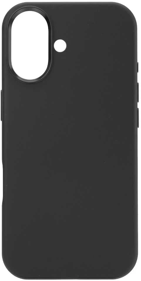 Liavec Silky dėklas su Metal Camera Frame skirtas Apple iPhone 17 juodos spalvos