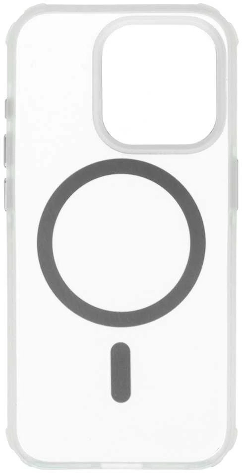 Liavec Smooth Feeling Magsafe dėklas skirtas Apple iPhone 15 Plus baltos spalvos