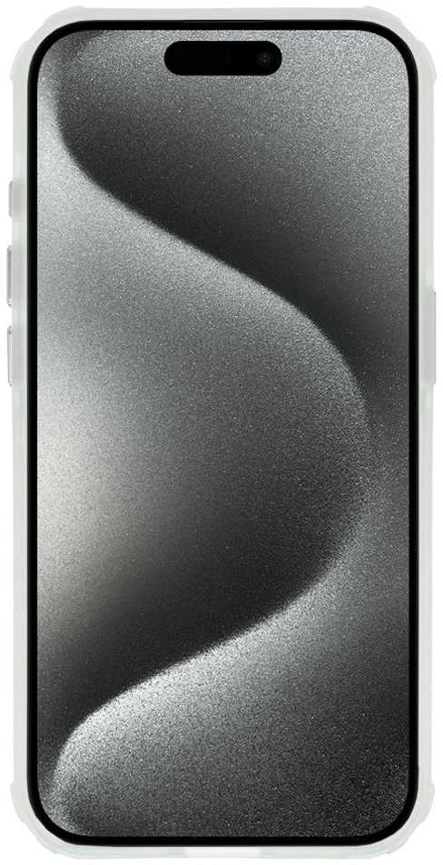 Liavec Smooth Feeling Magsafe dėklas skirtas Apple iPhone 15 Plus baltos spalvos