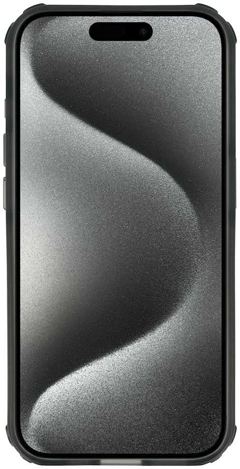 Liavec Smooth Feeling Magsafe dėklas skirtas Apple iPhone 15 Plus juodos spalvos