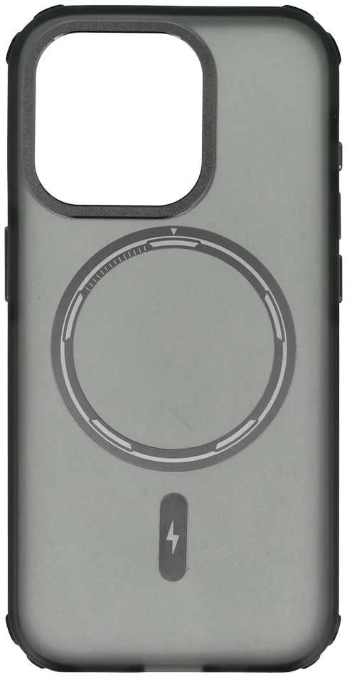 Liavec Smooth Feeling Magsafe dėklas skirtas Apple iPhone 15 Plus juodos spalvos