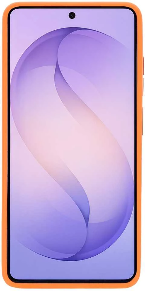 Liavec Soft dėklas Metal Frame skirtas Samsung Galaxy S26 Ultra oranžinis