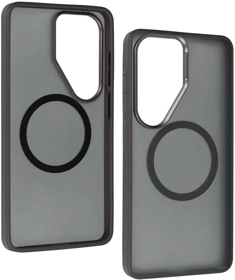 Liavec Soft dėklas Metal Frame skirtas Samsung Galaxy S26 Ultra pilkas