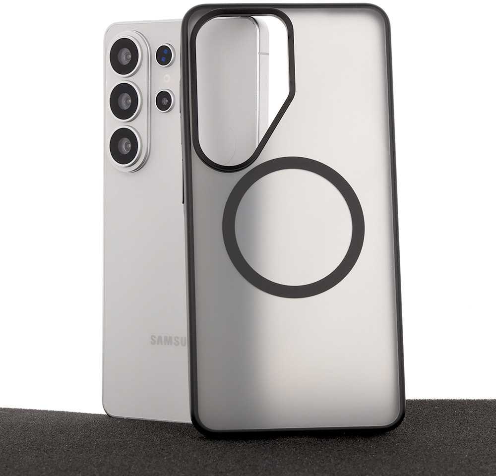 Liavec Soft dėklas Metal Frame skirtas Samsung Galaxy S26 Ultra juodas