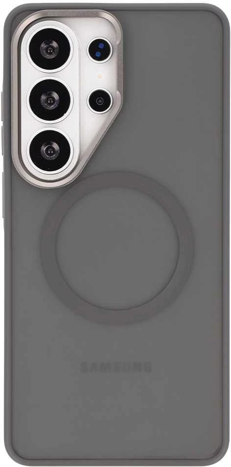 Liavec Soft dėklas Metal Frame skirtas Samsung Galaxy S26 Ultra pilkas