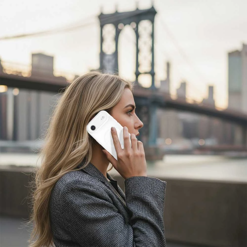 Liavec Soft dėklas skirtas Apple iPhone 17 Air baltos spalvos