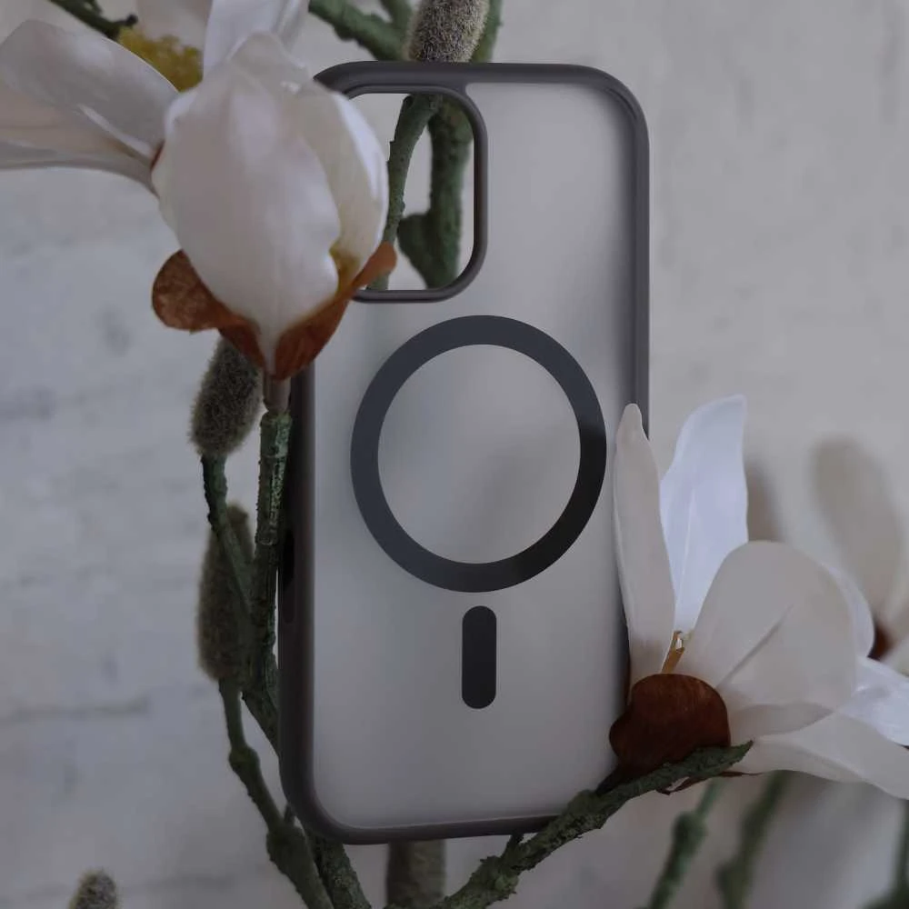 Liavec Soft dėklas skirtas Apple iPhone 17 pilkos spalvos