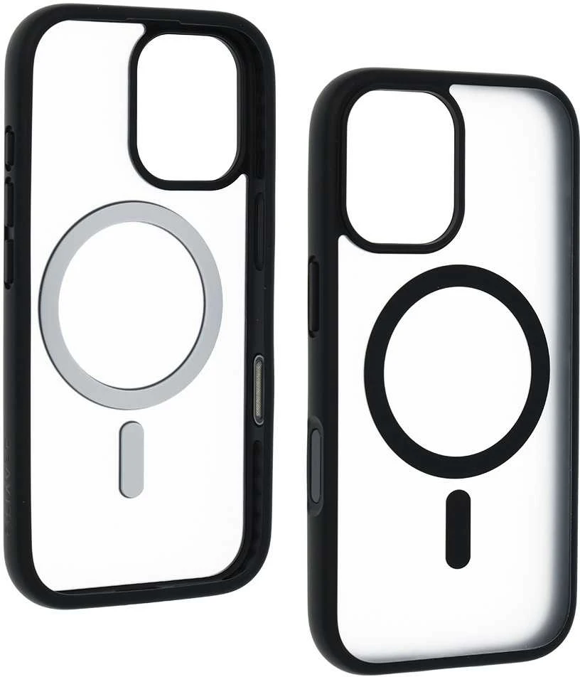 Liavec Soft dėklas skirtas Apple iPhone 17 juodos spalvos