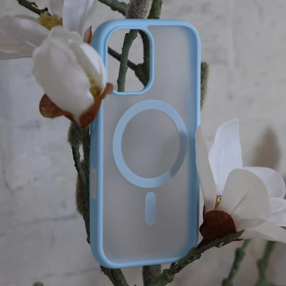 Liavec Soft dėklas skirtas Apple iPhone 17 mėlynos spalvos