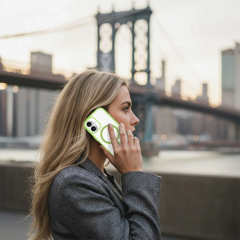 Liavec Soft dėklas skirtas Apple iPhone 17 žalios spalvos