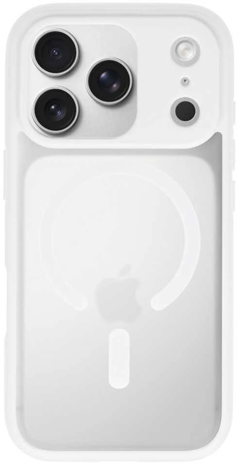 Liavec Soft dėklas skirtas iPhone 17 Pro baltos spalvos