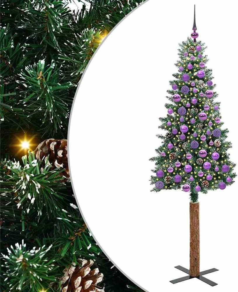 Lieknas Kalėdų eglutė Žalia 180 cm PVC ir kietasis pušų medis