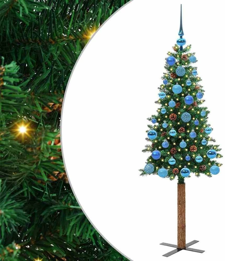 Lieknas Kalėdų eglutė Žalia 150 cm PVC ir kietasis pušų medis