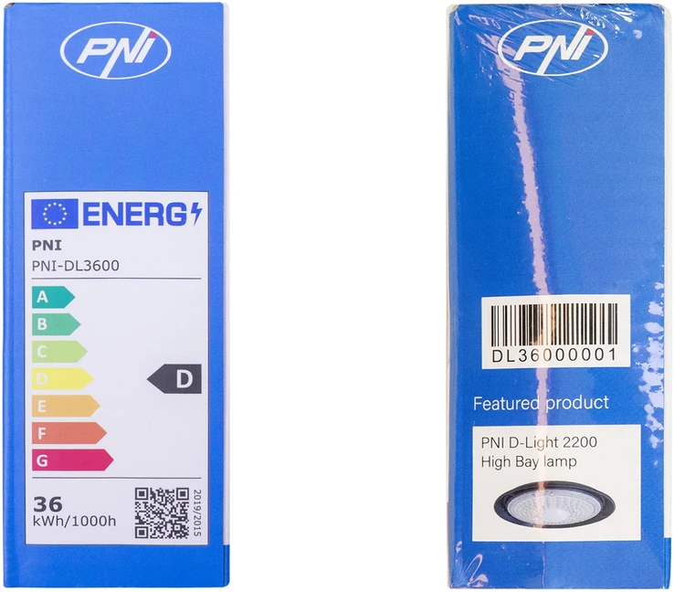 Linijinis LED šviestuvas PNI D-Light 3600, 36W, 6500k, sandarus IP65, su apsauga nuo vandens, dulkių ir korozijos, skirtas pramoniniam apšvietimui, tuneliams, perėjoms, metro