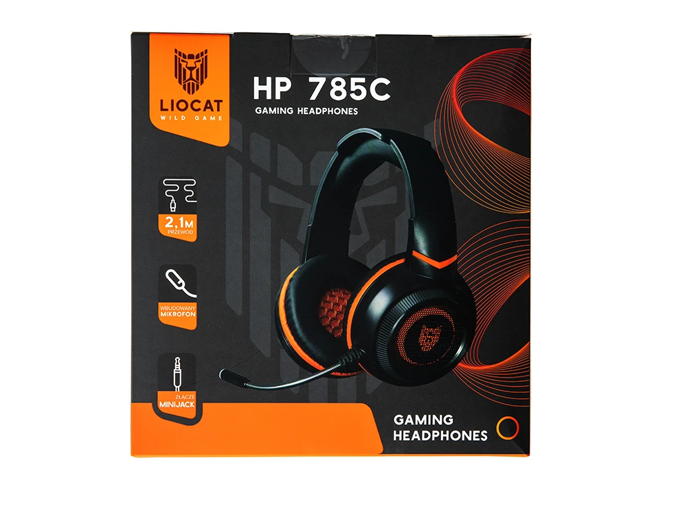 "Liocat" žaidimų ausinės HP 785C juodos spalvos