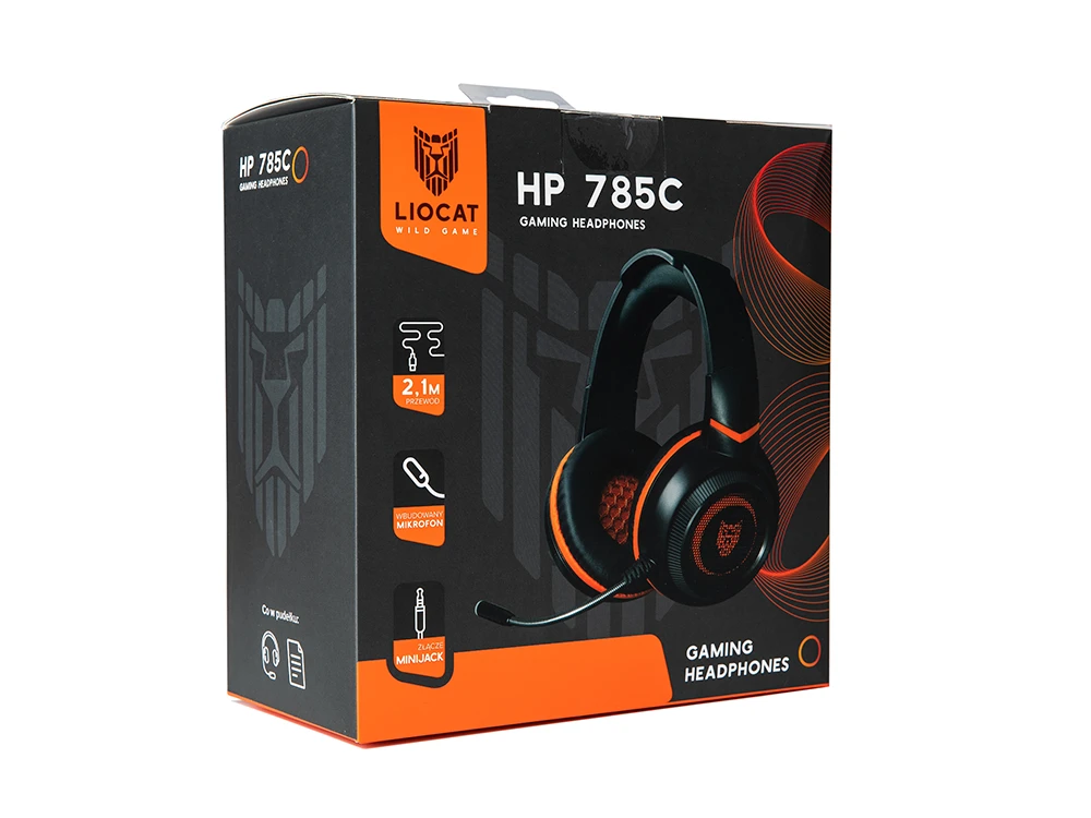 "Liocat" žaidimų ausinės HP 785C juodos spalvos