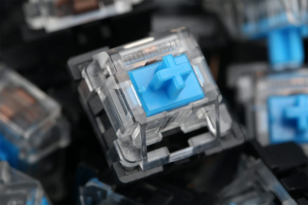 Liocat klaviatūra žaidimams KX 365+ C mechaninė qwerty outemu mėlynos spalvos juodos spalvos