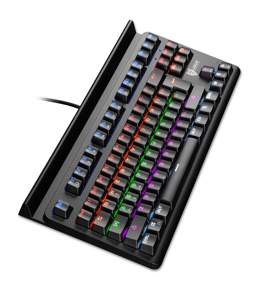 "Liocat" žaidimų klaviatūra KX 365 CM mechaninė qwerty juoda